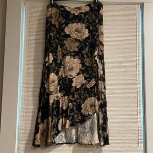 Saltwater Luxe Ruffle Midi Skirt